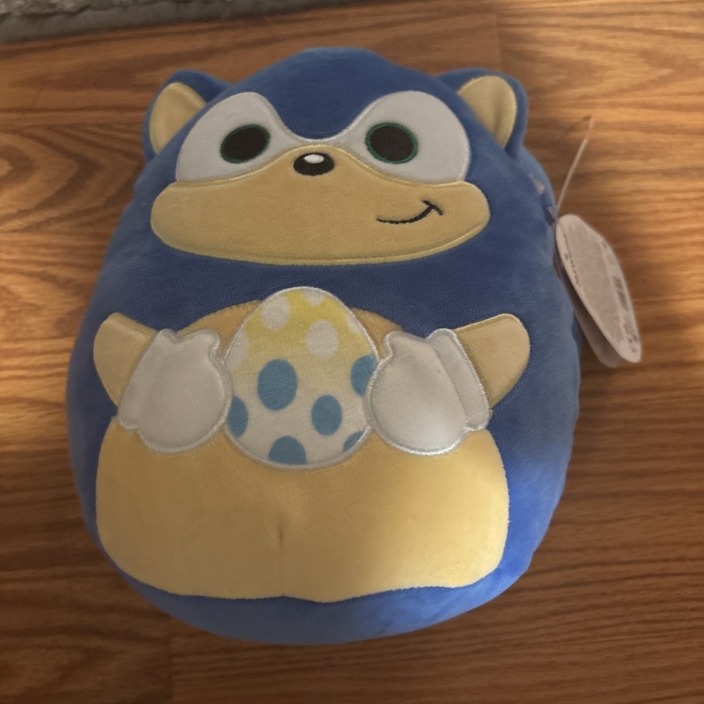 Squishmallows Sonic The Hedgehog With Chao Egg 8 Inch Easter 2025 NWT